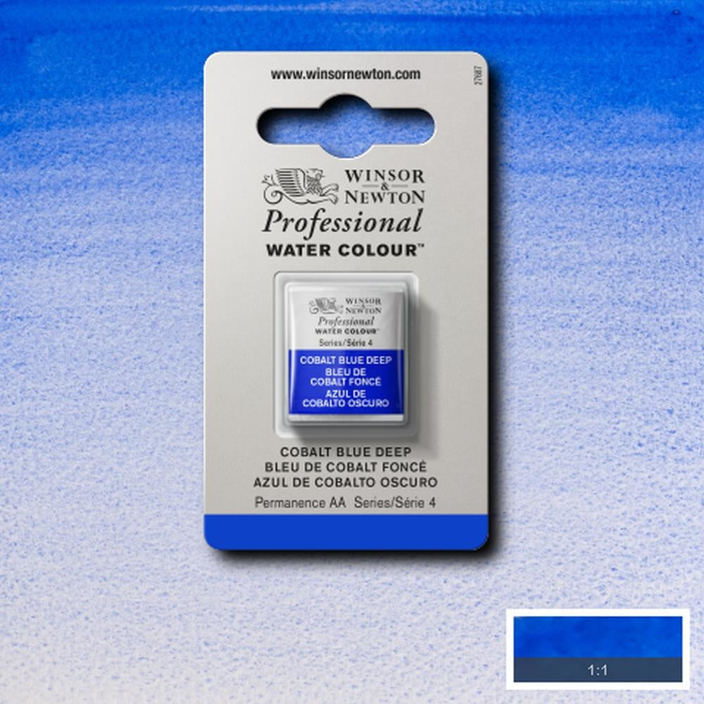 W&N pro. aquarelverf halve nap Cobalt Blue Deep S4