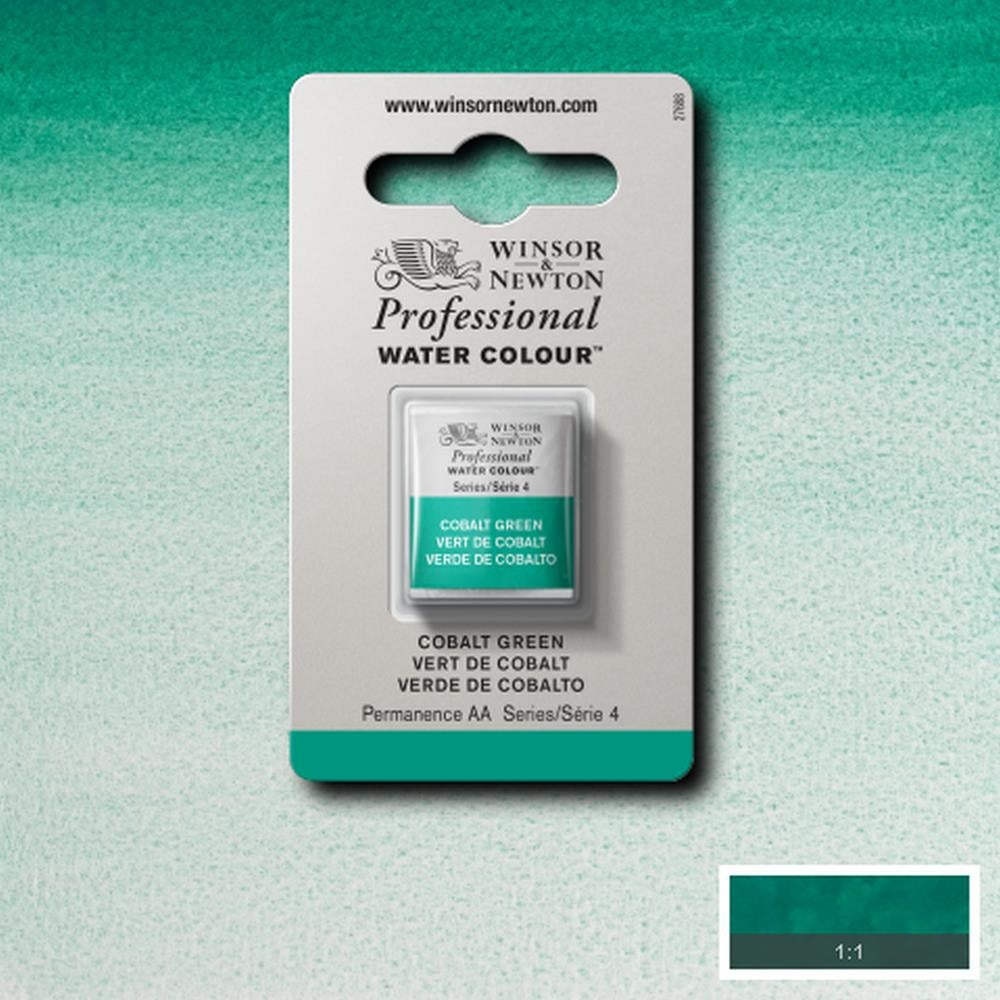 W&N pro. aquarelverf halve nap Cobalt Green S4