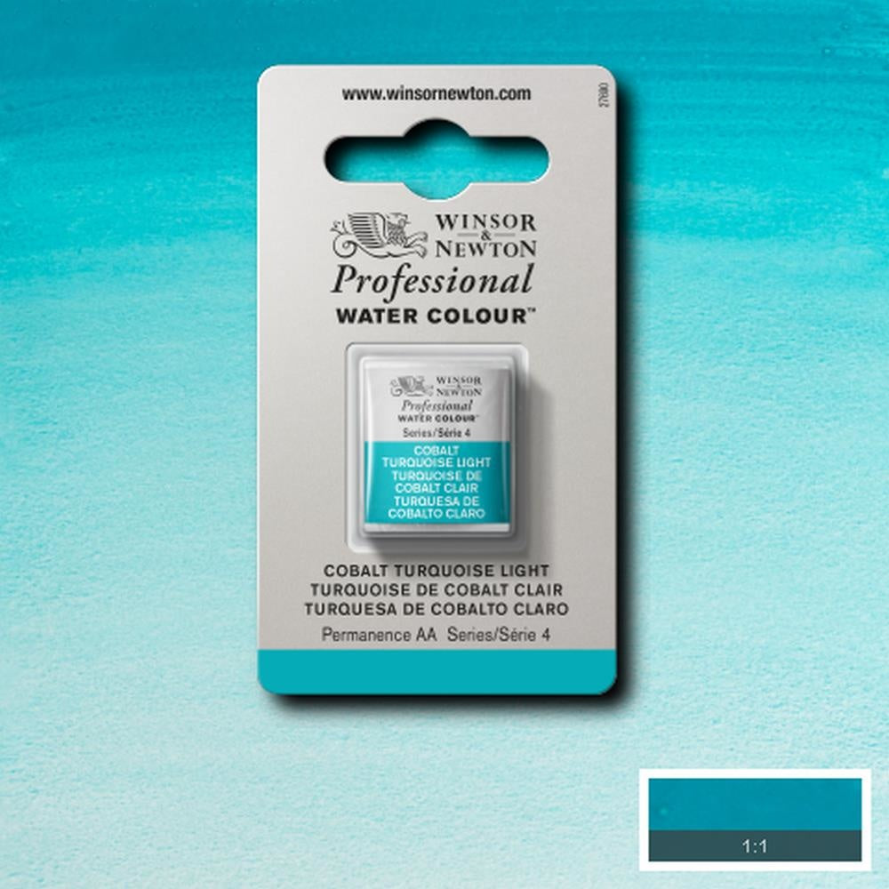 W&N pro. aquarelverf halve nap Cobalt Turquoise Light S4