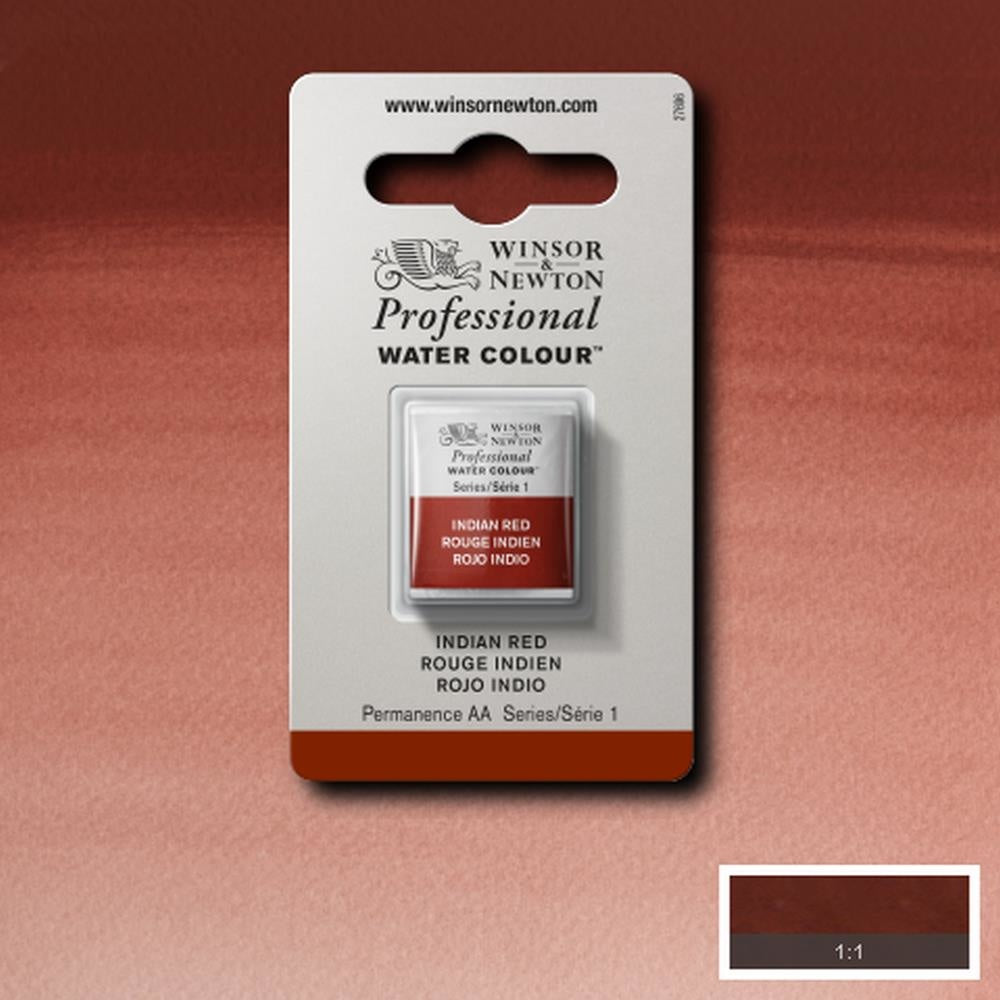 W&N pro. aquarelverf halve nap Indian Red S1