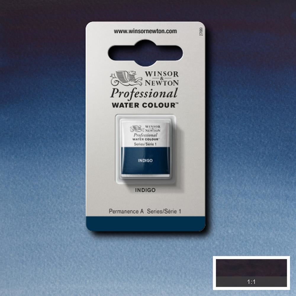 W&N pro. aquarelverf halve nap Indigo S1