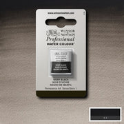 W&N pro. aquarelverf halve nap Ivory Black S1