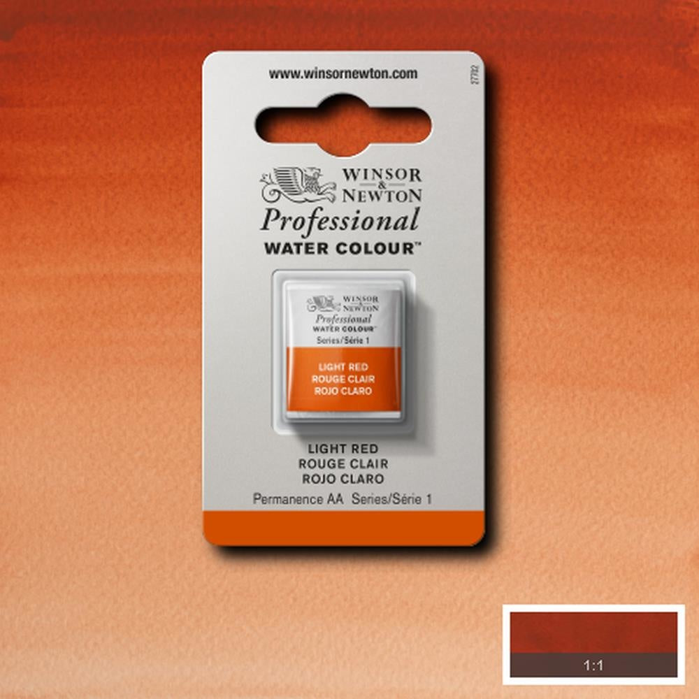 W&N pro. aquarelverf halve nap Light Red S1