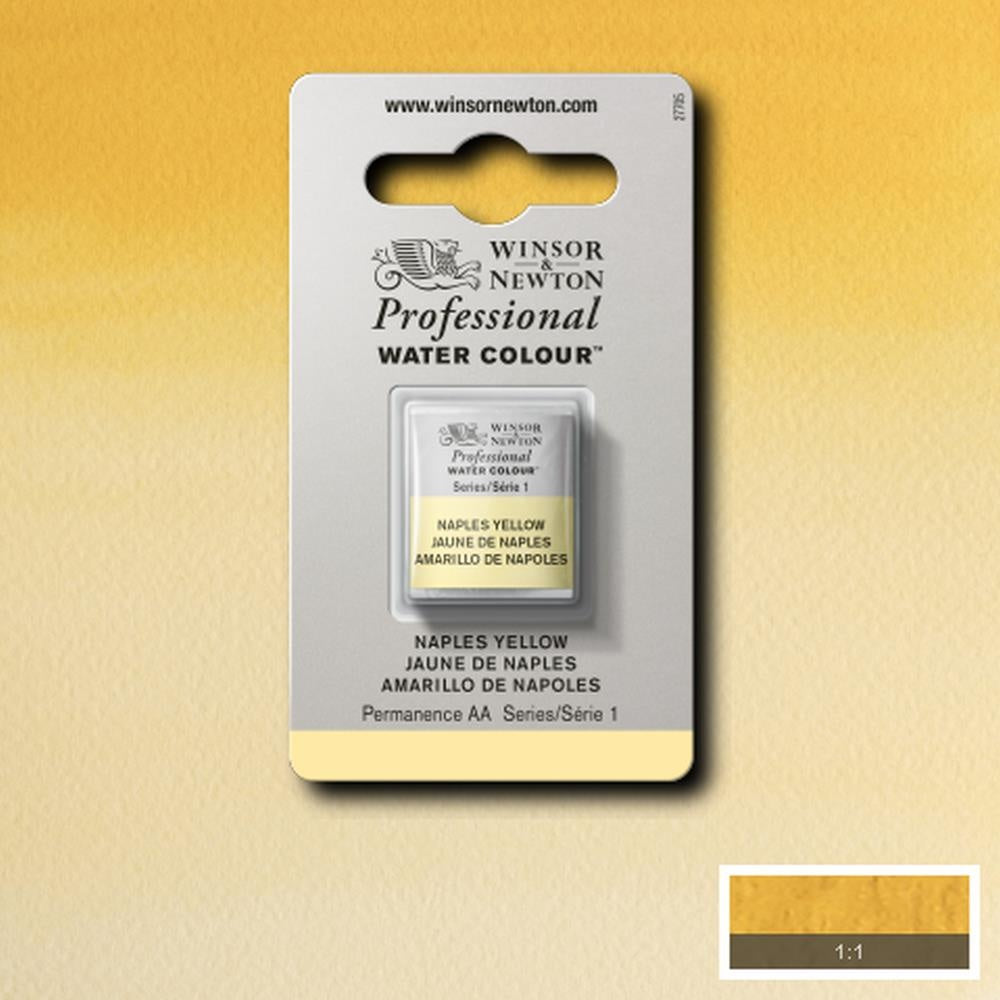 W&N pro. aquarelverf halve nap Naples Yellow S1