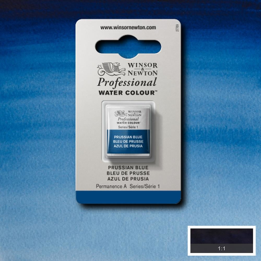 W&N pro. aquarelverf halve nap Prussian Blue S1