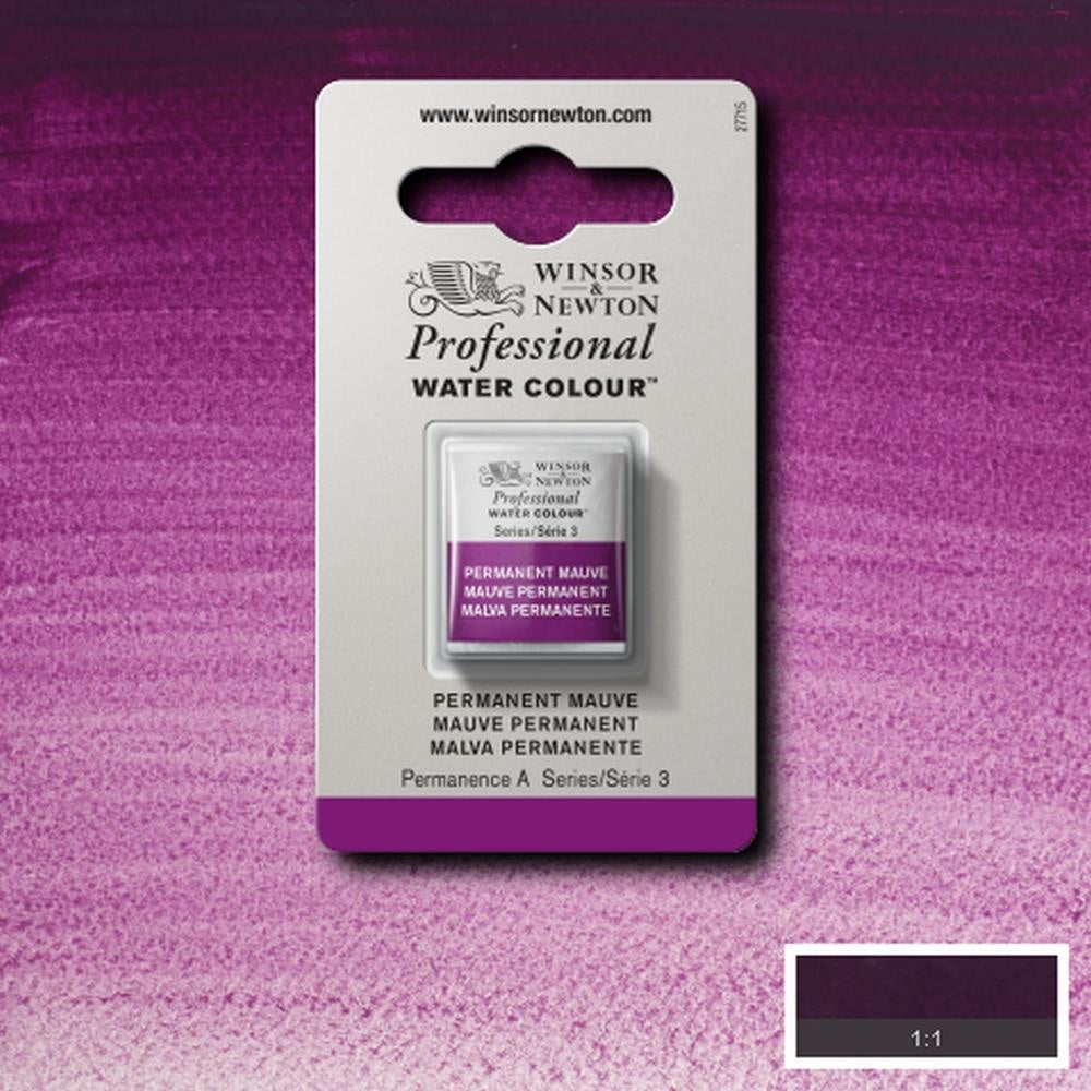 W&N pro. aquarelverf halve nap Permanent Mauve S3