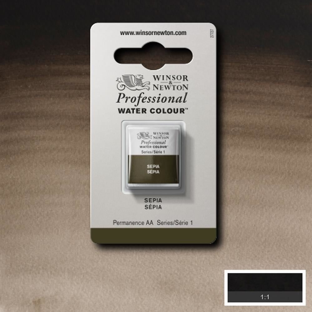 W&N pro. aquarelverf halve nap Sepia S1