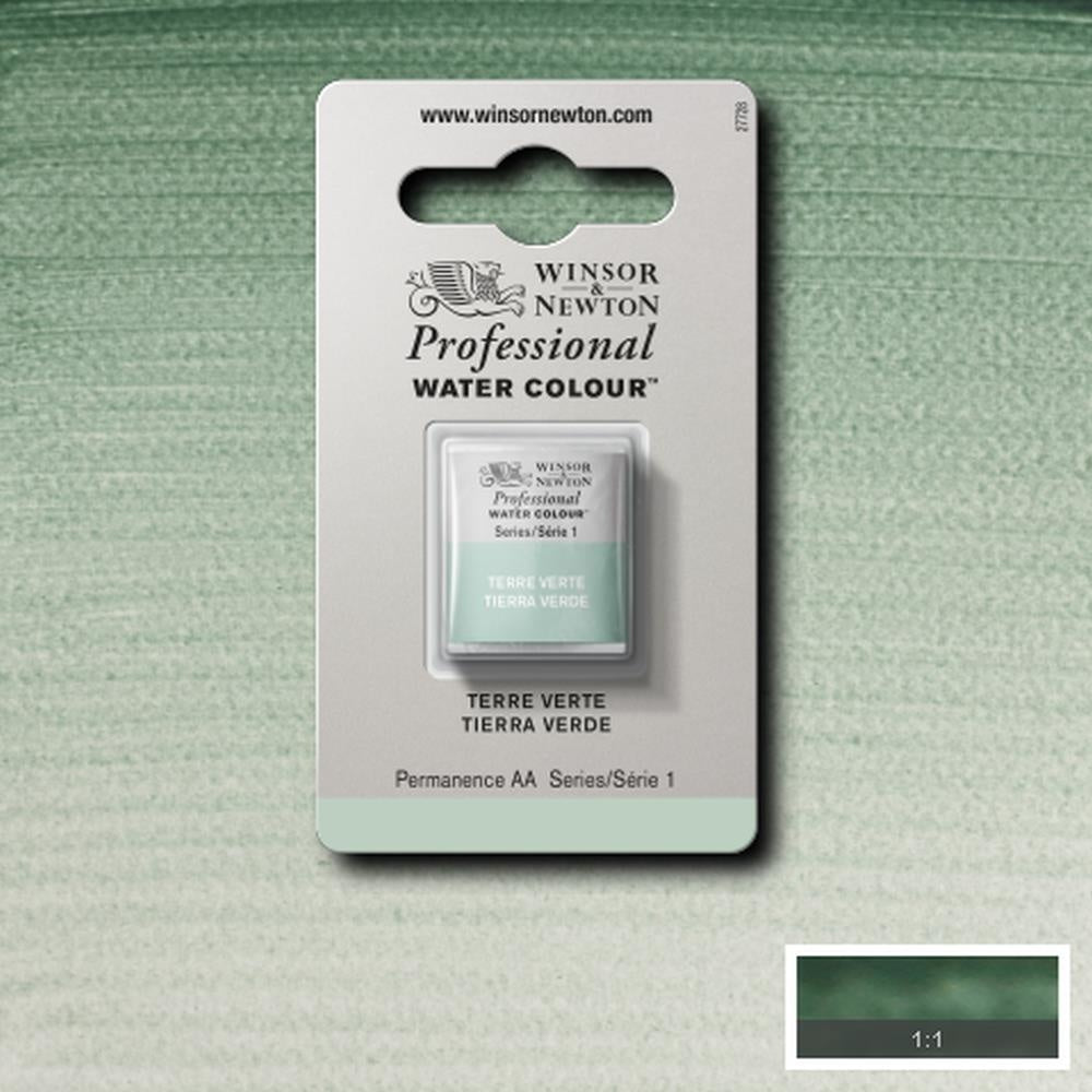 W&N pro. aquarelverf halve nap Terre Verte S1