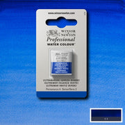 W&N pro. aquarelverf halve nap Ultramarine (Green Shade) S2