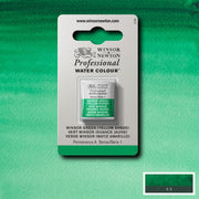 W&N pro. aquarelverf halve nap Winsor Green (Yellow shade) S1