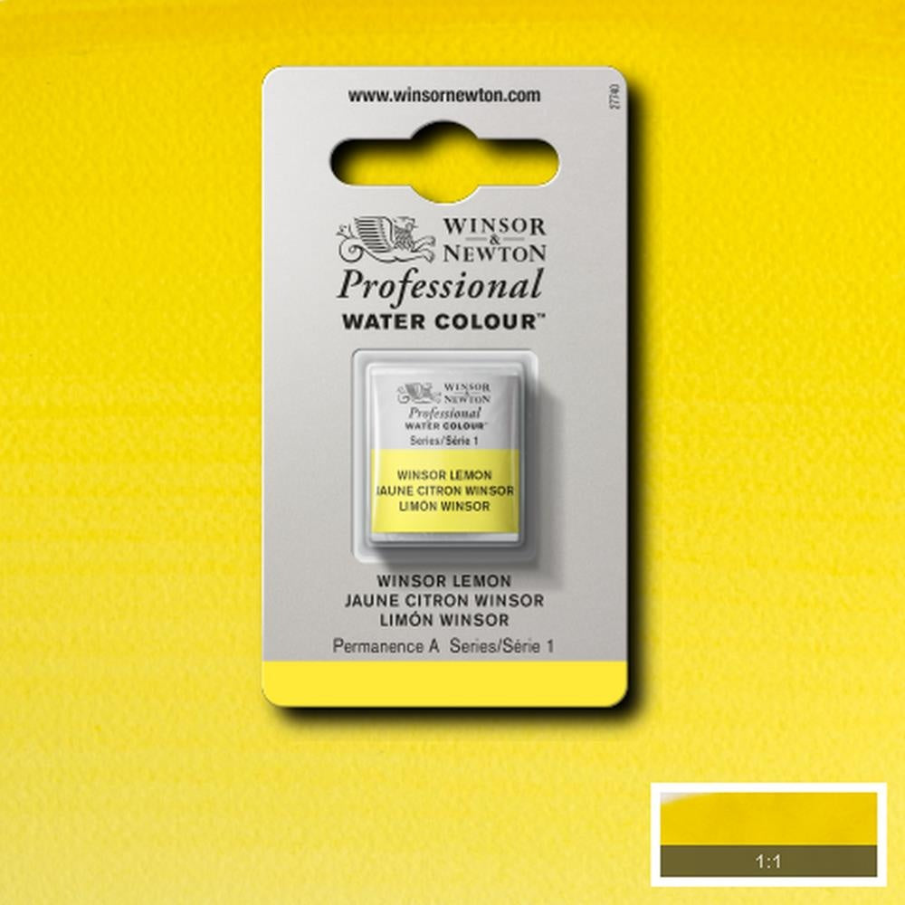 W&N pro. aquarelverf halve nap Winsor Lemon S1
