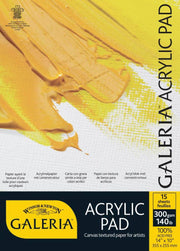 Galeria Acrylic Block, 1-sided glued, 15 sheets, 300g, A4
