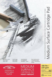 Drawing pad Medium surface structure Glued 25 sheets 220g A5