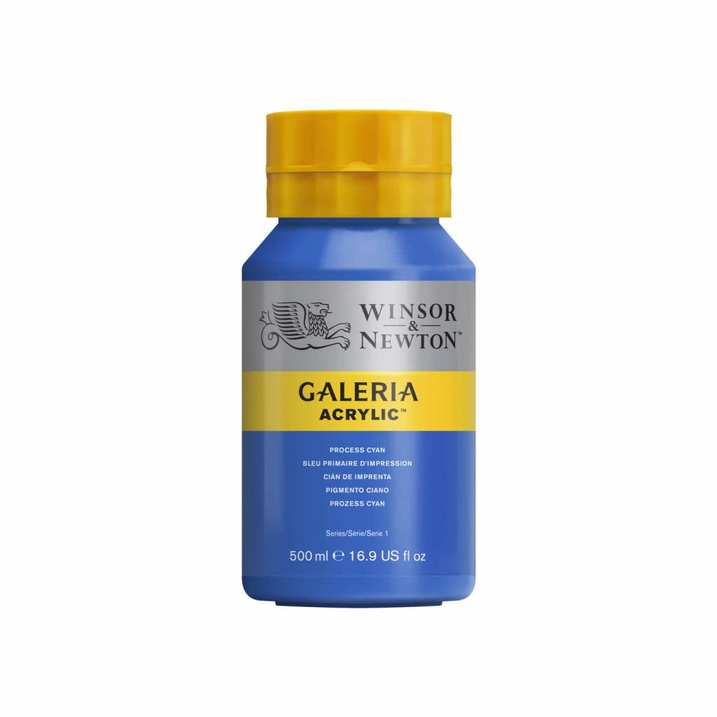 Galeria acrylic paint 500ml Process Cyan 535
