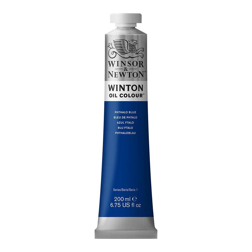 W&N Winton olieverf 200ml Phthalo Blue 516