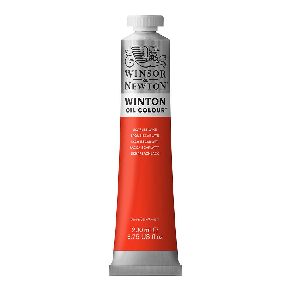 W&N Winton oil paint 200ml Scarlet Lake 603