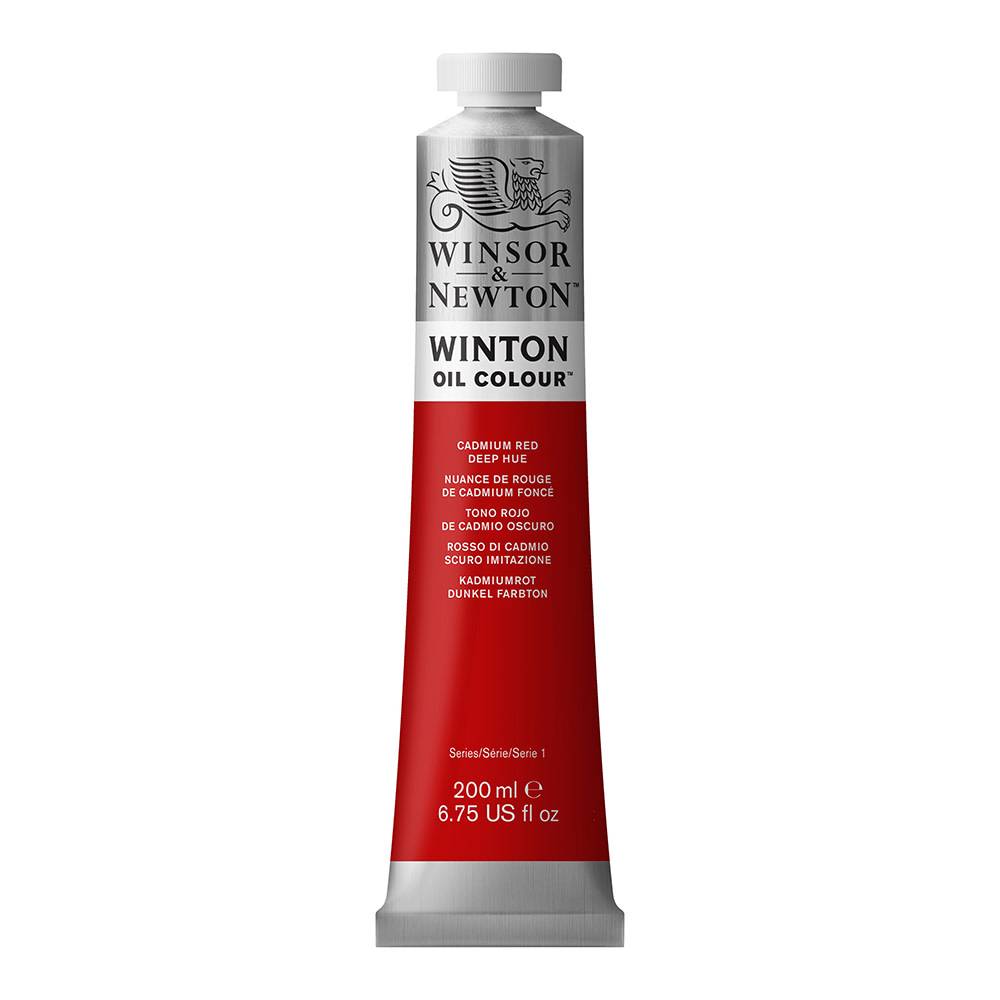 W&N Winton olieverf 200ml Cadmium Red Deep Hue 098