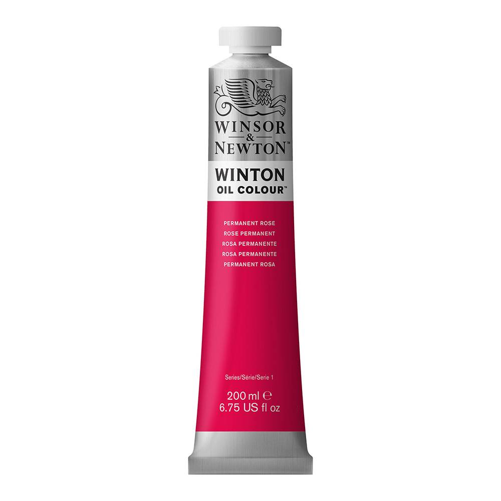 W&N Winton oil paint 200ml Permanent Rose 502