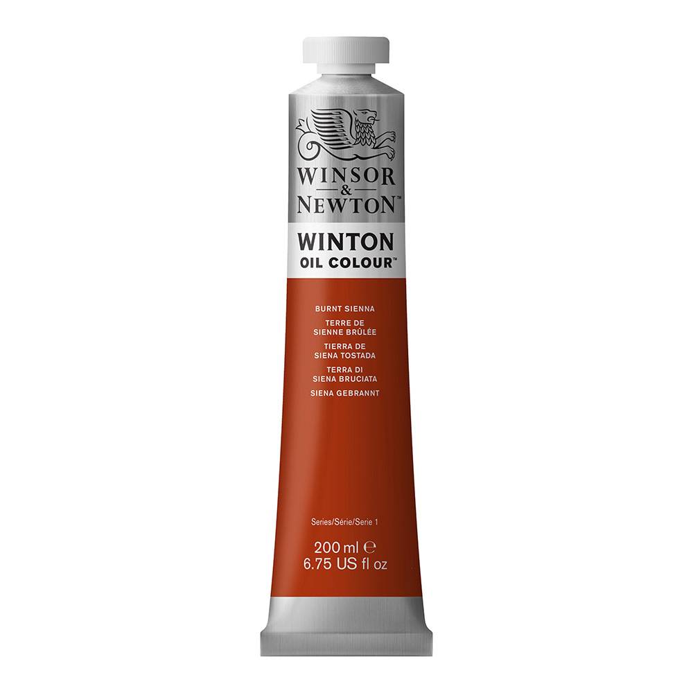 W&N Winton olieverf 200ml Burnt Sienna 074
