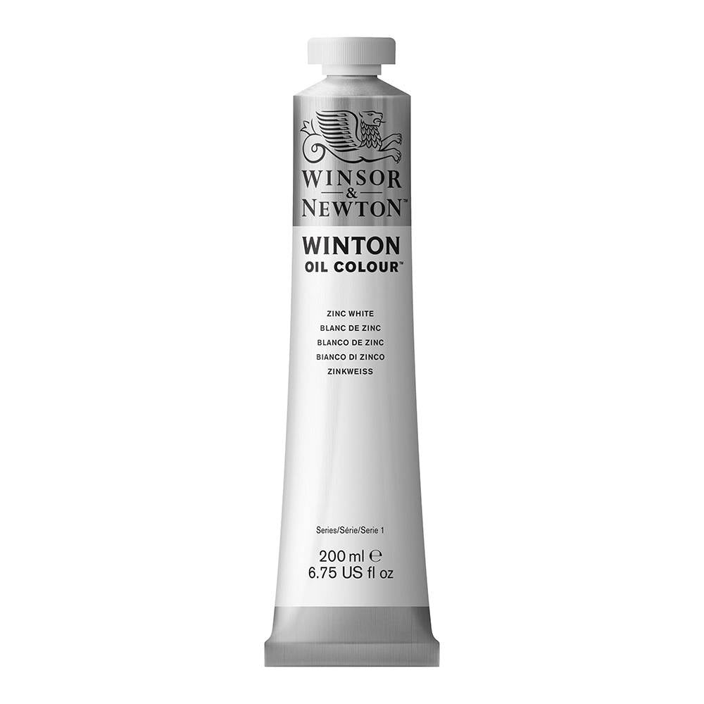 W&N Winton oil paint 200ml Zinc White 748