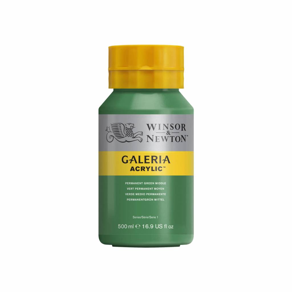 Galeria acrylverf 500ml Permanent Green Middle 484