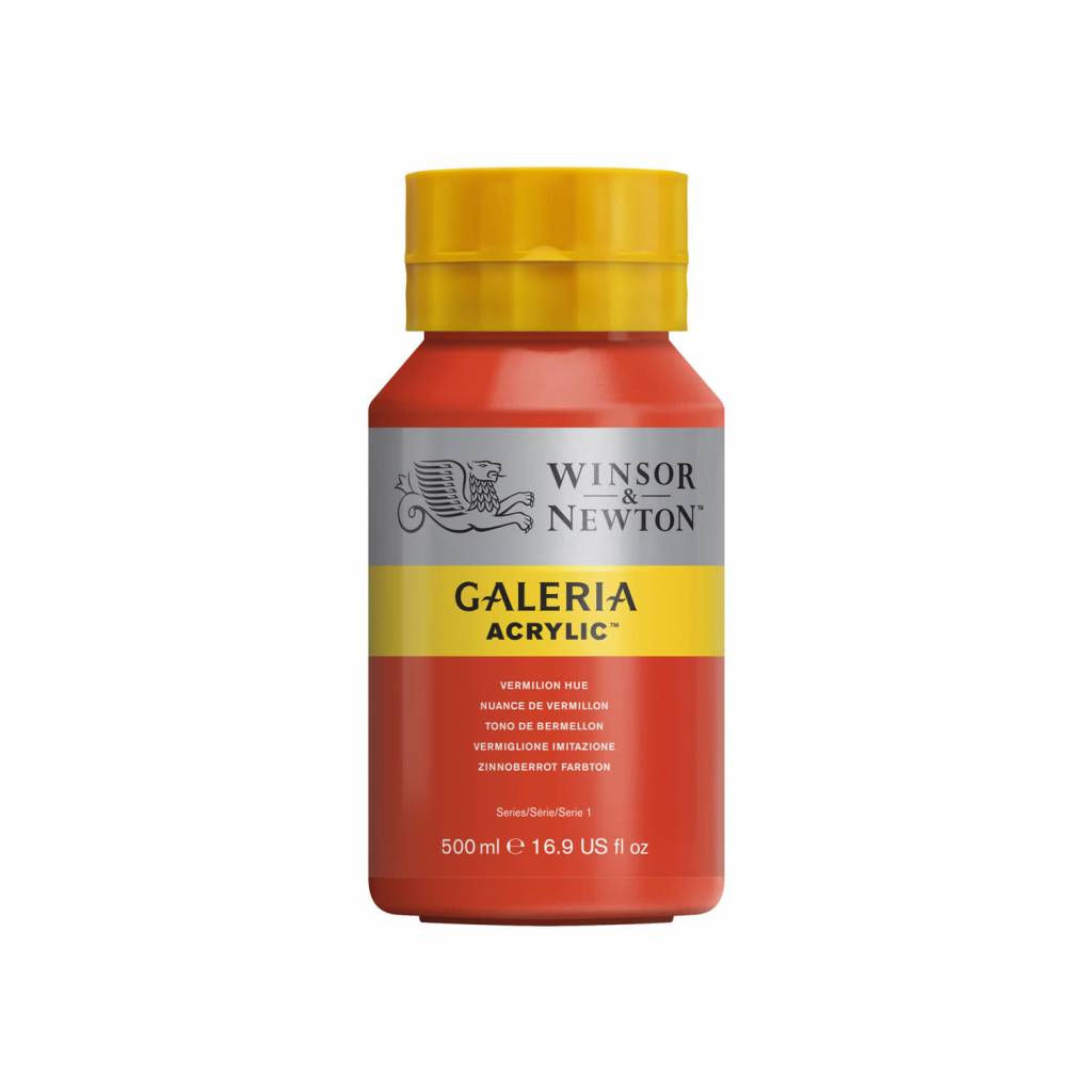 Galeria acrylic paint 500ml Vermilion Hue 682