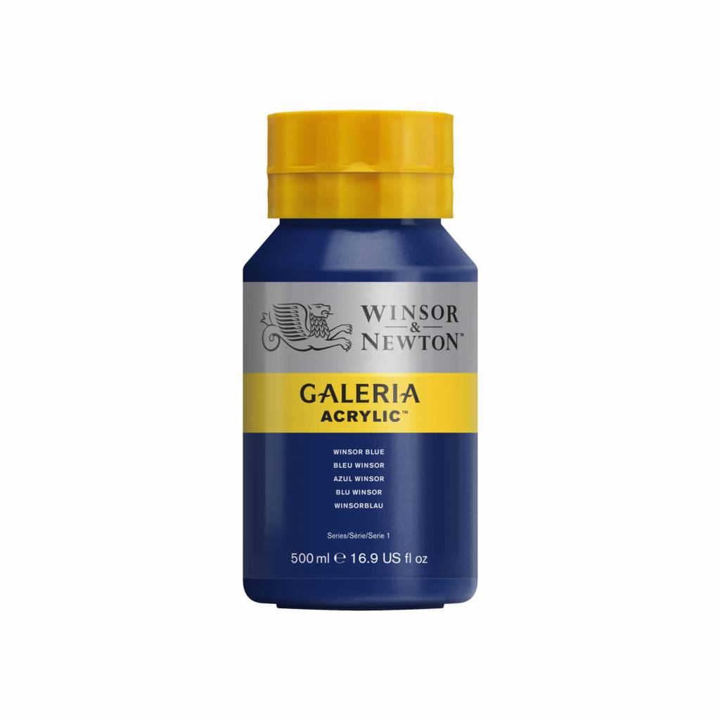 Galeria acrylic paint 500ml Winsor Blue 706