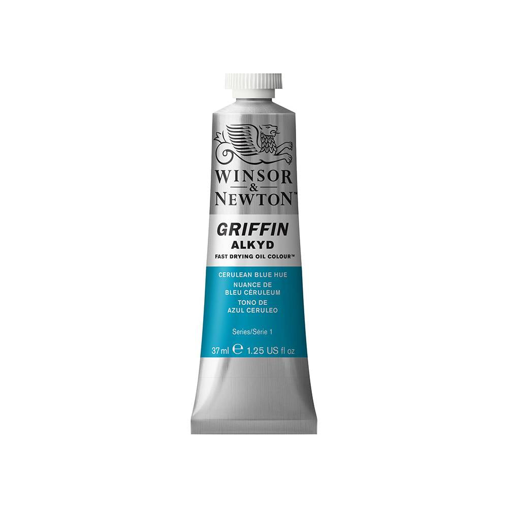 W&N Griffin Alkyd olieverf 37ml Cerulean Blue Hue 139