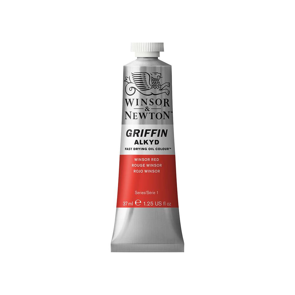 W&N Griffin Alkyd olieverf 37ml Winsor Red 726