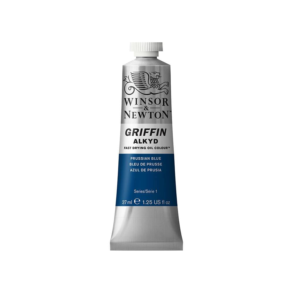 W&N Griffin Alkyd olieverf 37ml Prussian Blue 538