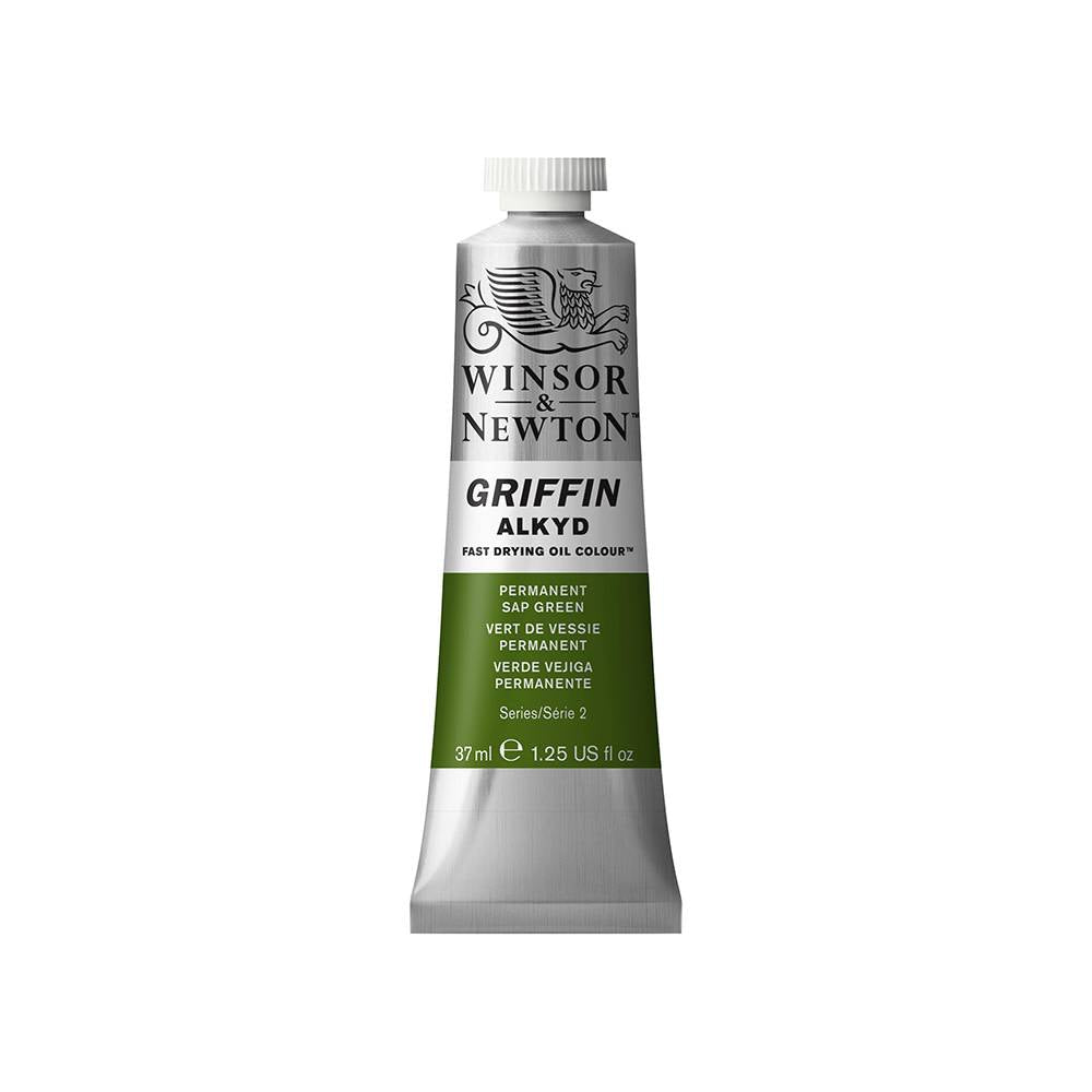 W&N Griffin Alkyd olieverf 37ml Permanent Sap Green 503