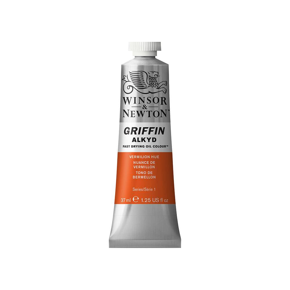 W&N Griffin Alkyd olieverf 37ml Vermilion Hue 680