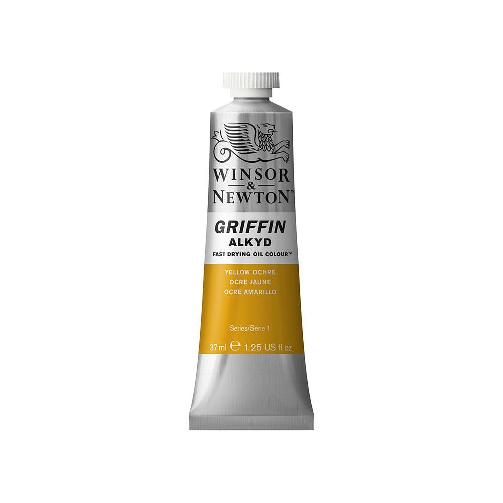 W&N Griffin Alkyd olieverf 37ml Yellow Ochre 744