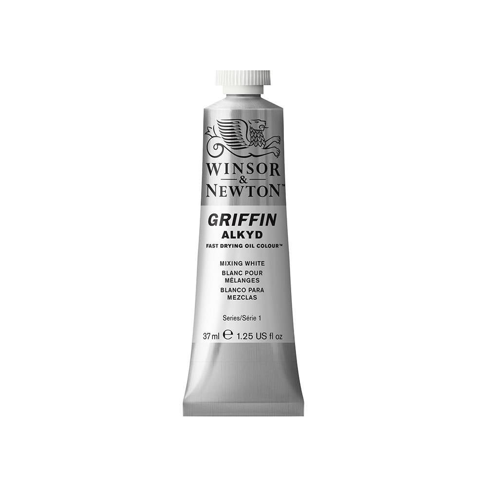 W&N Griffin Alkyd olieverf 37ml Mixing White 415