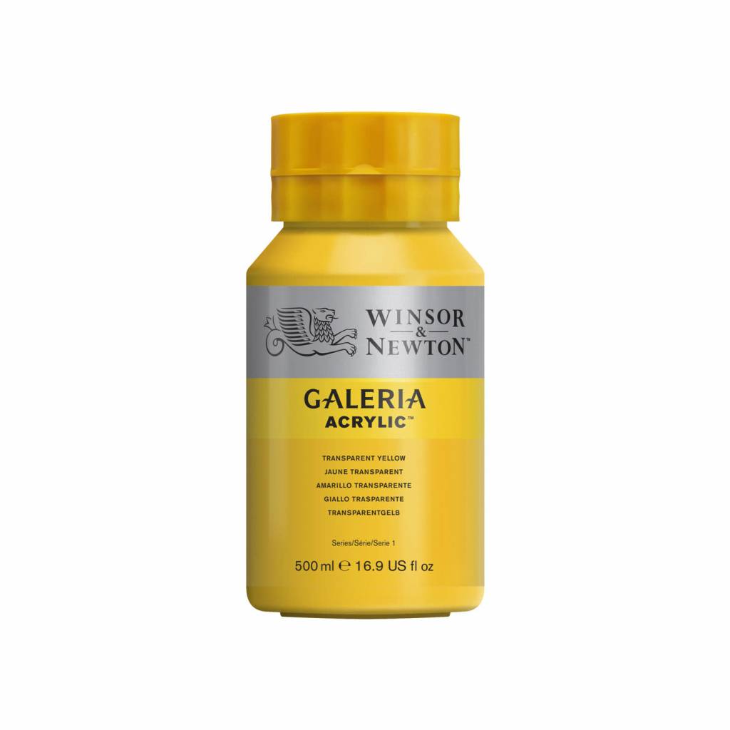 Galeria acrylverf 500ml Transparent Yellow 653