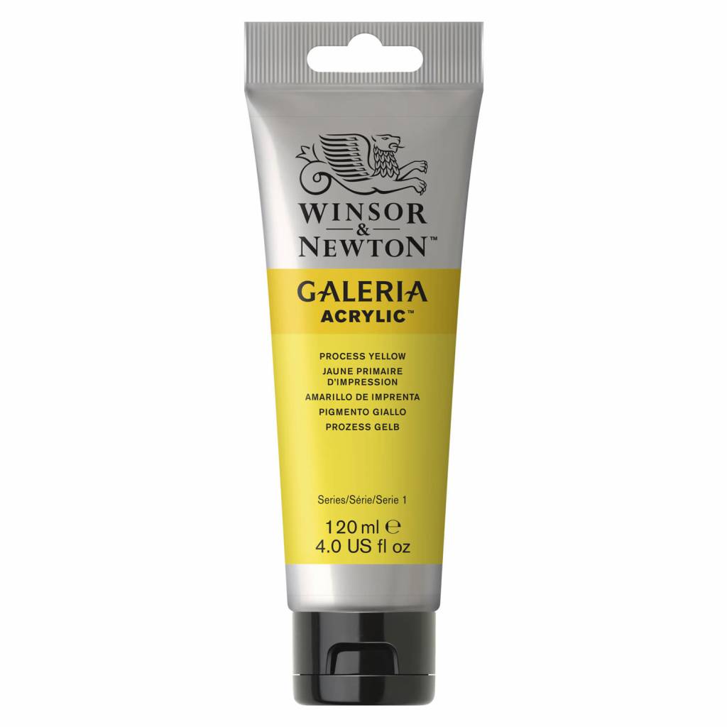 Galeria acrylic paint 120ml Process Yellow 537