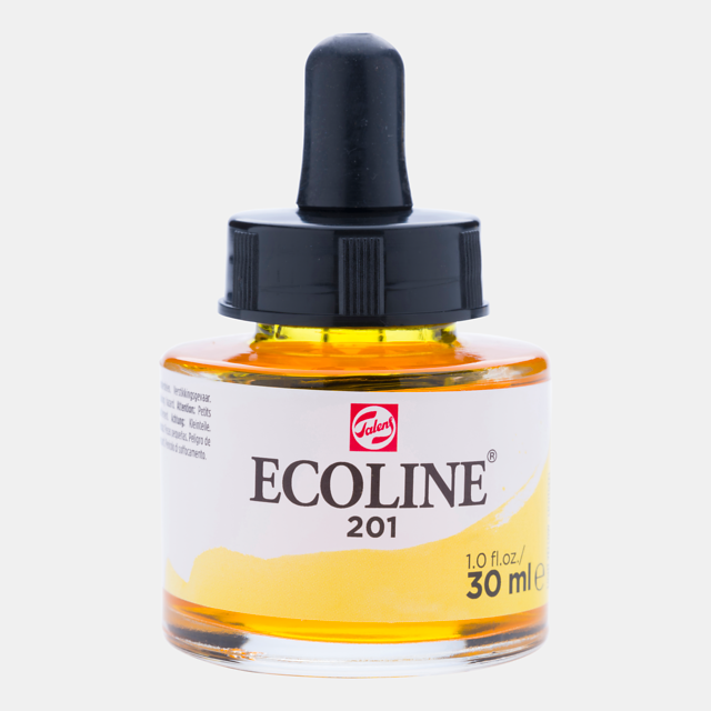 Ecoline Liquid Watercolor Bottle 30ml Light Yellow 201