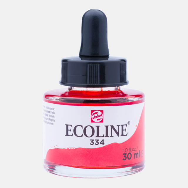 Ecoline Liquid Watercolour Bottle 30ml Scarlet 334