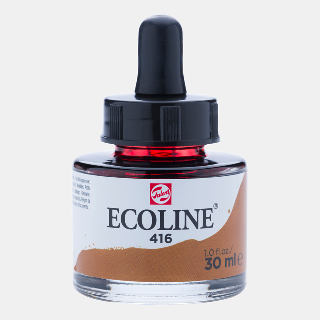 Ecoline Liquid Watercolor Bottle 30ml Sepia 416