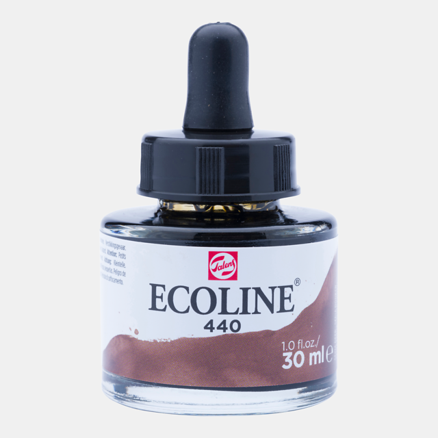 Ecoline Liquid Watercolor Bottle 30ml Sepia Dark 440