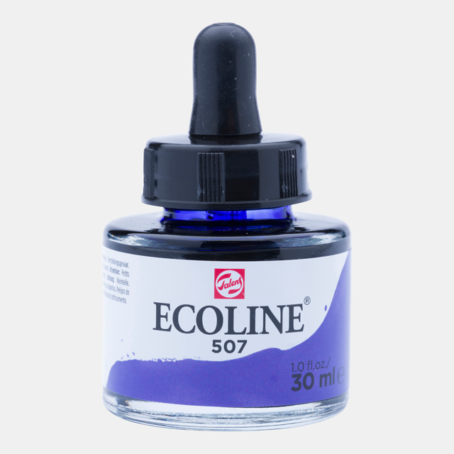 Ecoline Liquid Watercolour Bottle 30ml Ultramarine Violet 507