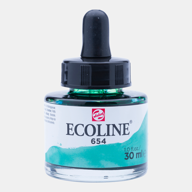 Ecoline Liquid Watercolor Bottle 30ml Pine Green 654
