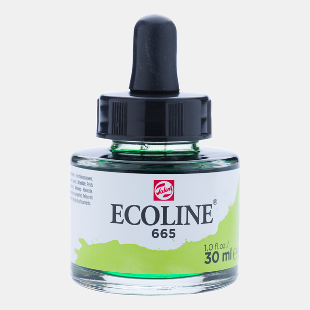 Ecoline Liquid Watercolor Bottle 30ml Spring Green 665