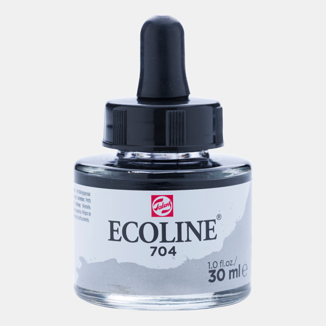 Ecoline Liquid Watercolour Bottle 30ml Grey 704