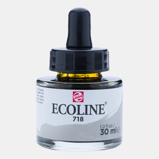 Ecoline Liquid Watercolour Bottle 30ml Warm Grey 718