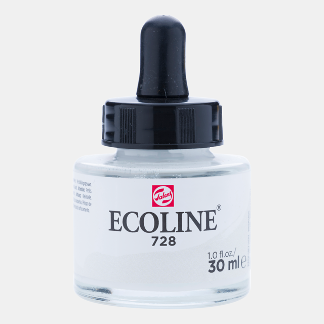 Ecoline Liquid Watercolor Bottle 30ml Warm Gray Light 728
