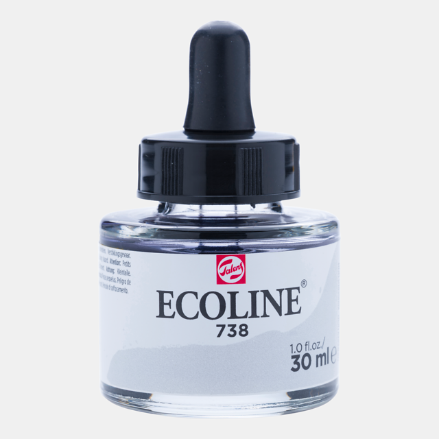 Ecoline Liquid Watercolor Bottle 30ml Cold Gray Light 738