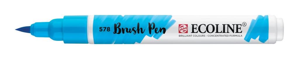 Ecoline Brush Pen Hemelsblauw (Cyaan) 578