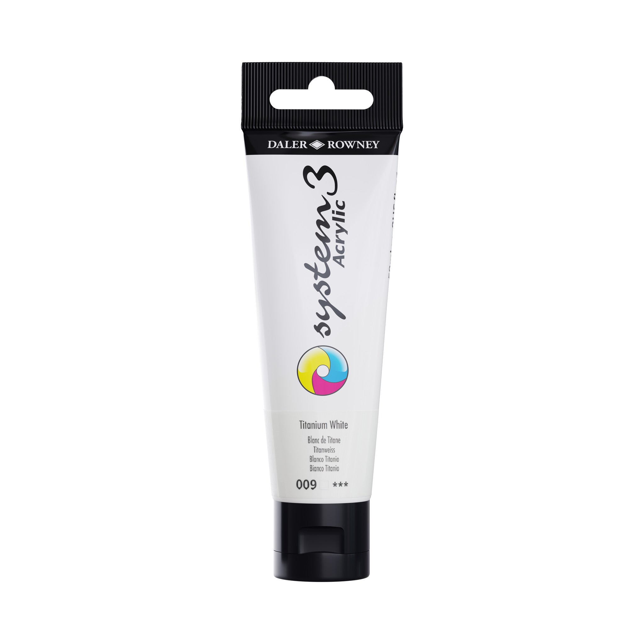 System 3 Acrylverf 150ml Tubes Titanium White