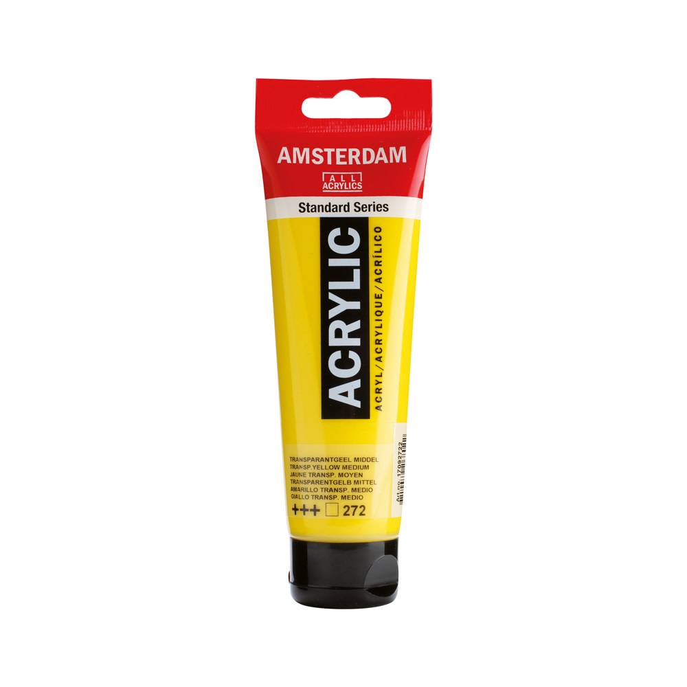 Amsterdam Standard Series Acrylverf Tube 120 ml Transparantgeel Middel 272